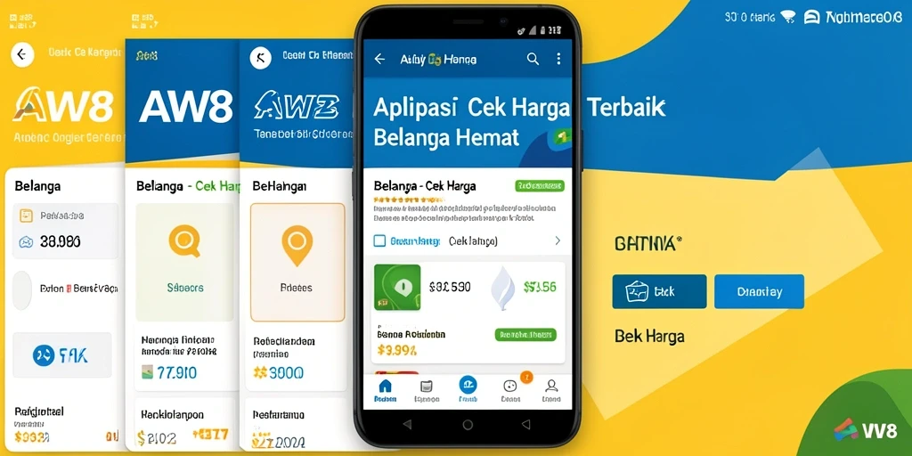 Antarmuka pengguna AW8 menunjukkan fitur Cek Harga secara efektif.