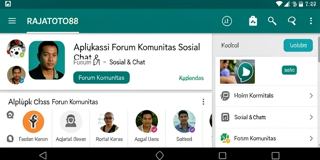 Tampilan antarmuka yang menarik dari RAJATOTO88.