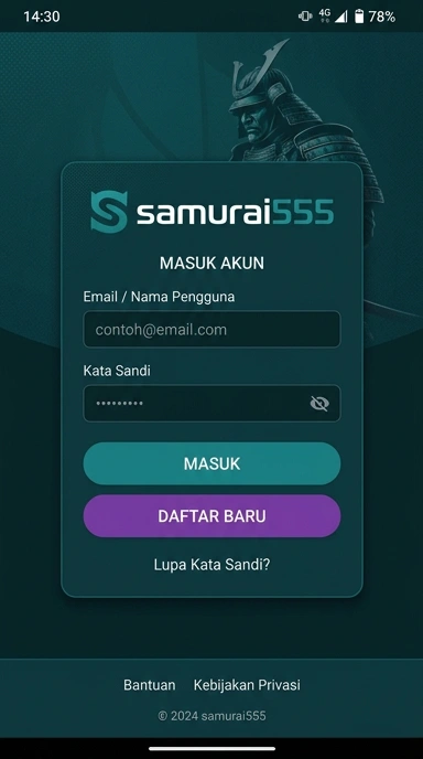Masuk ke Akun samurai555 dengan Mudah