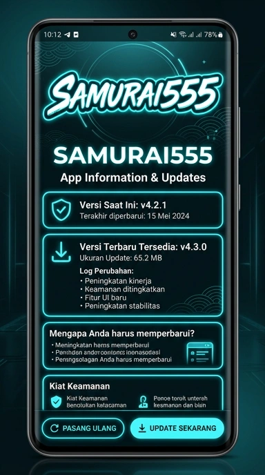 Riwayat Versi samurai555 untuk Pengguna Android Indonesia